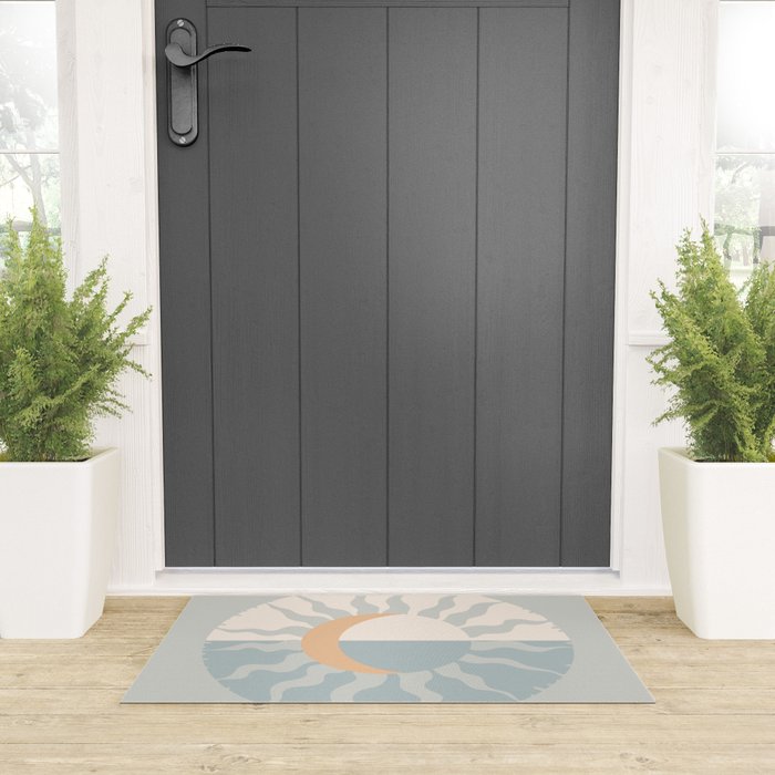 Seafoam Sunset Welcome Mat Gallery Image 3