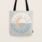 Seafoam Sunset Tote Bag Gallery Image 1