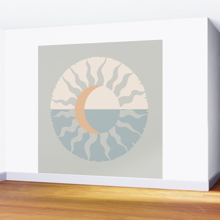 Seafoam Sunset Wall Mural Gallery Image 2