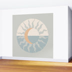 Seafoam Sunset Wall Mural Gallery Image 2