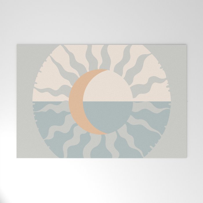 Seafoam Sunset Welcome Mat Gallery Image 1
