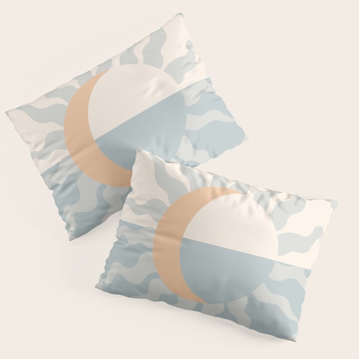 Seafoam Sunset Pillow Sham Gallery Image 1