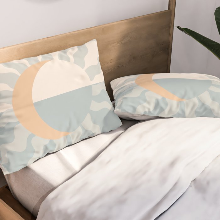 Seafoam Sunset Pillow Sham Gallery Image 2