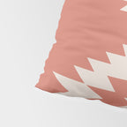 Southwestern Minimalism - Bright Coral Red Pillow Sham Gallery Image 4