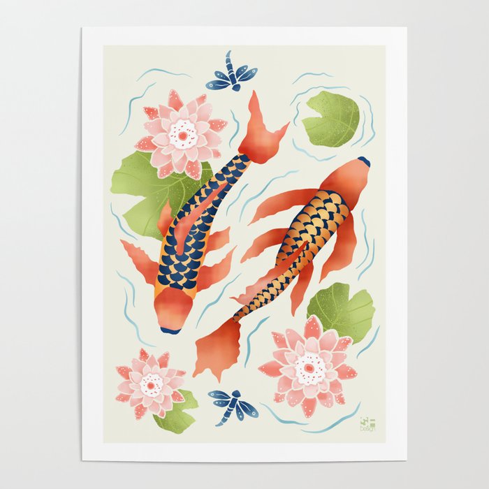 Koi Pond I Poster Gallery Image 4