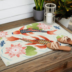 Koi Pond I Outdoor Rug Gallery Image 2