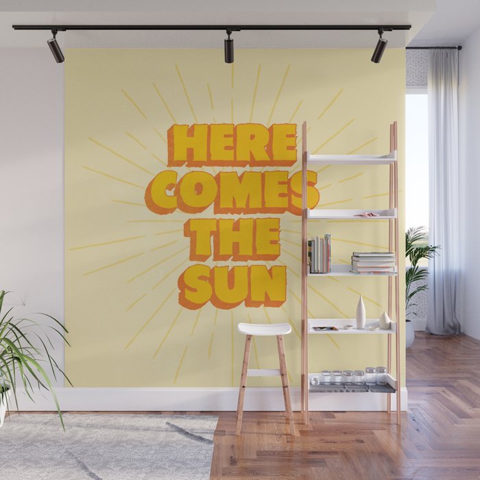 Here Comes The Sun | Sunburst Edition Wall Mural Gallery Image 1