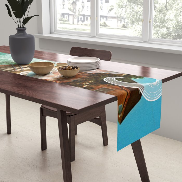 Octopus splash Table Runner Gallery Image 2