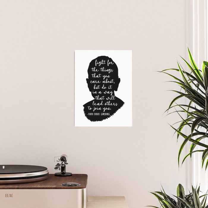 Ruth Bader Ginsburg Quote Poster Gallery Image 2