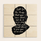 Ruth Bader Ginsburg Quote Wood Wall Art Gallery Image 1