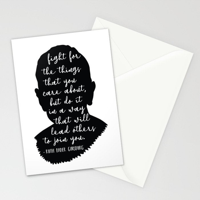 Ruth Bader Ginsburg Quote Stationery Card Gallery Image 2