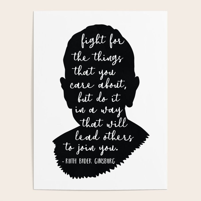 Ruth Bader Ginsburg Quote Poster Gallery Image 4
