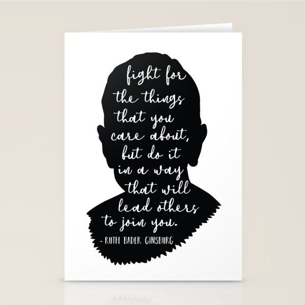 Ruth Bader Ginsburg Quote Stationery Card Gallery Image 2