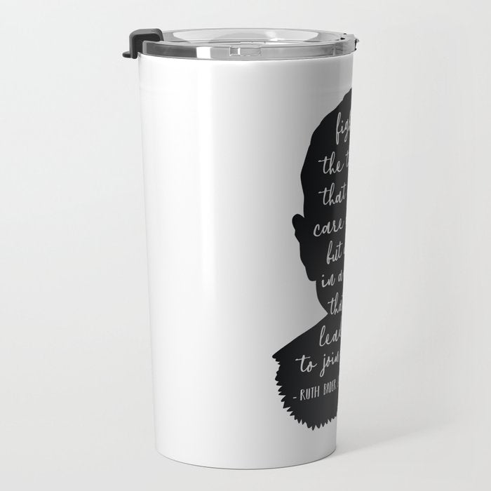 Ruth Bader Ginsburg Quote Travel Mug Gallery Image 3