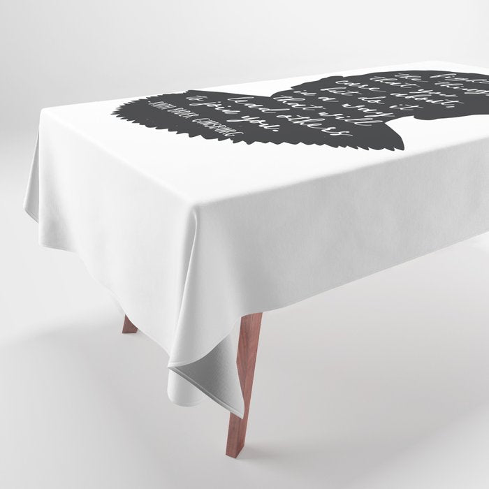 Ruth Bader Ginsburg Quote Tablecloth Gallery Image 1