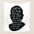 Ruth Bader Ginsburg Quote Wall Tapestry Gallery Image 4