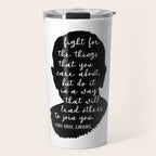 Ruth Bader Ginsburg Quote Travel Mug Gallery Image 1
