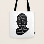 Ruth Bader Ginsburg Quote Tote Bag Gallery Image 1