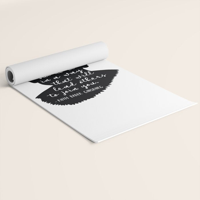 Ruth Bader Ginsburg Quote Yoga Mat Gallery Image 2