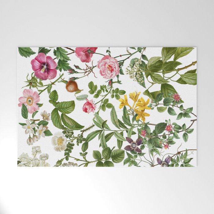 Bonnie Botanical Bloom  Welcome Mat Gallery Image 1