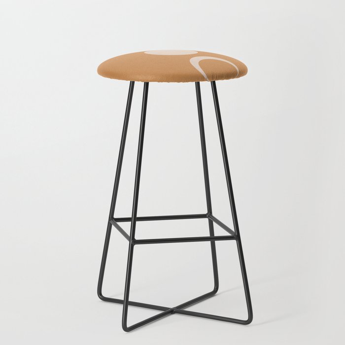 Moon Shapes Minimalism - Desert Sand Stool Gallery Image 1