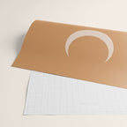 Moon Shapes Minimalism - Desert Sand Wrapping Paper Gallery Image 2
