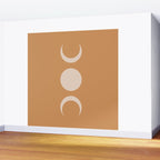Moon Shapes Minimalism - Desert Sand Wall Mural Gallery Image 2