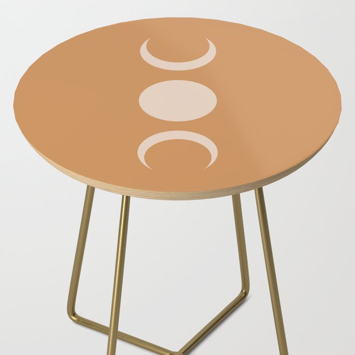 Moon Shapes Minimalism - Desert Sand Side Table Gallery Image 2