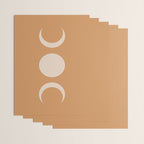 Moon Shapes Minimalism - Desert Sand Wrapping Paper Gallery Image 3