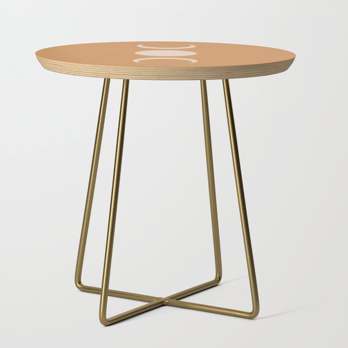 Moon Shapes Minimalism - Desert Sand Side Table Gallery Image 1