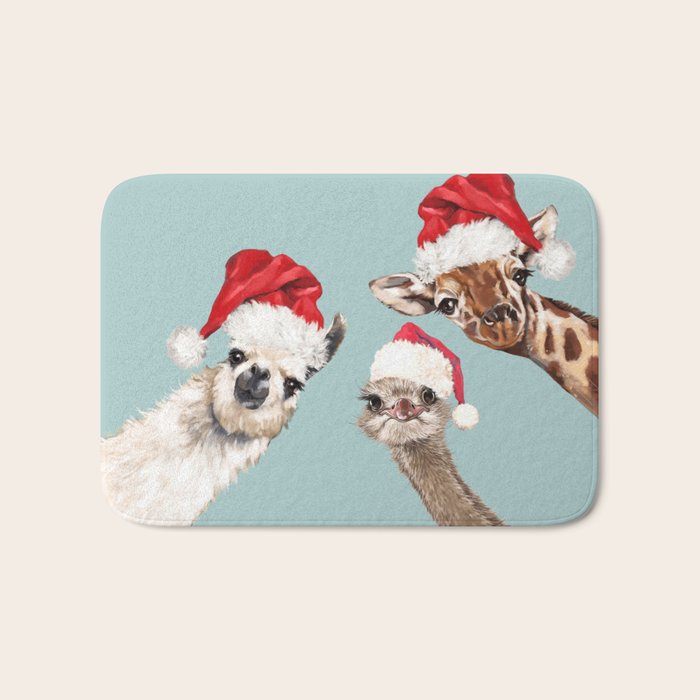 Christmas Animals Gang Bath Mat Gallery Image 1