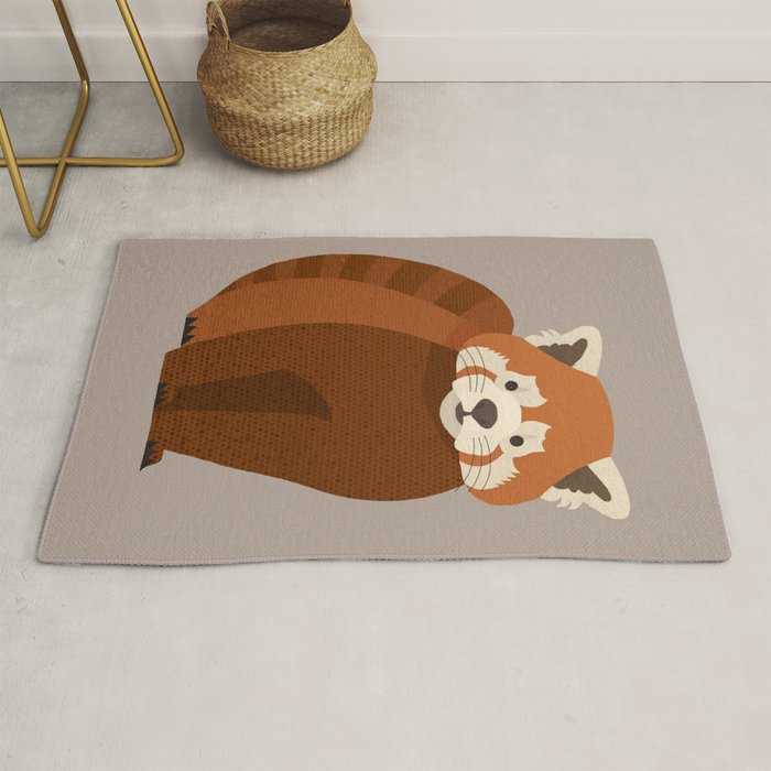Whimsy Red Panda Rug Gallery Image 1