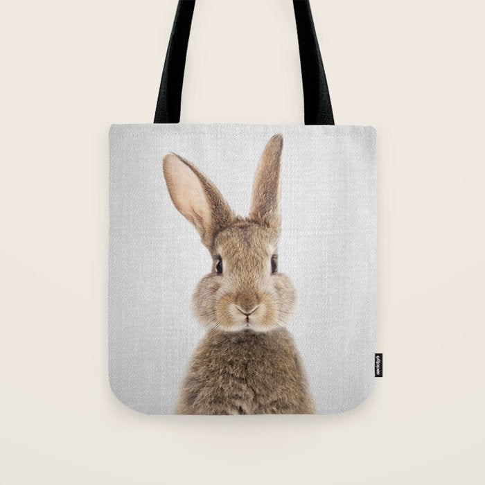 Rabbit - Colorful Tote Bag Gallery Image 1