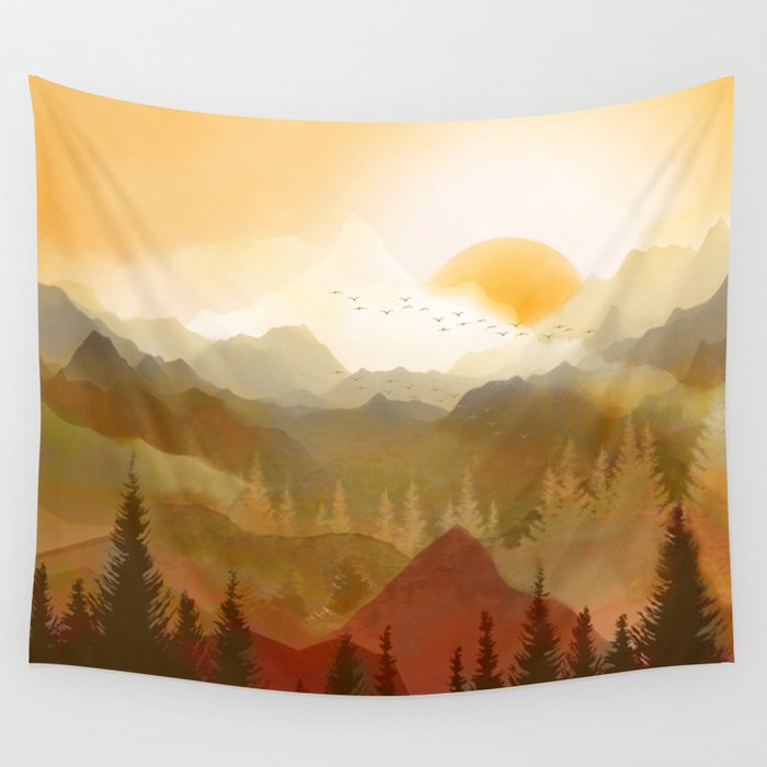Morning Sun Wall Tapestry Gallery Image 4