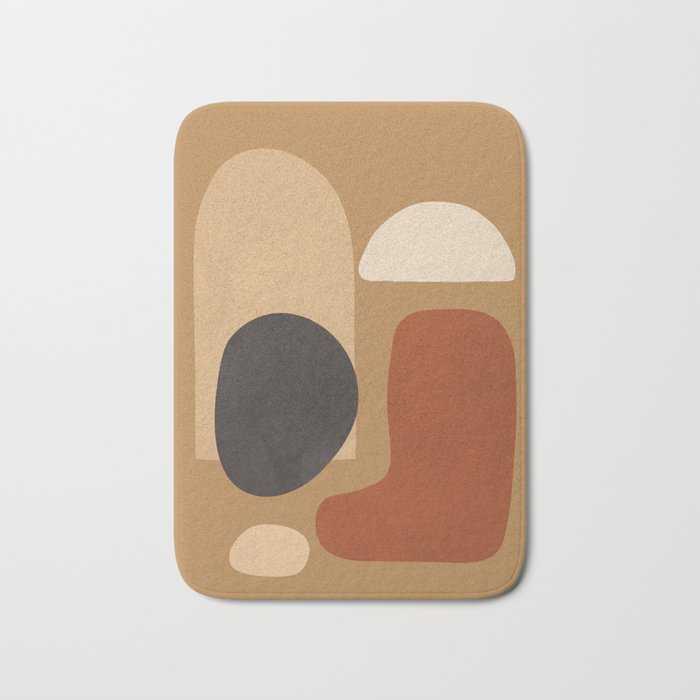 Abstract Minimal Art 1 Bath Mat Gallery Image 1