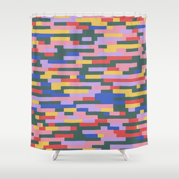 Bricks #3 Shower Curtain Gallery Image 1