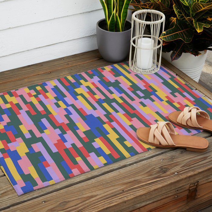 Bricks #3 Outdoor Rug Gallery Image 2