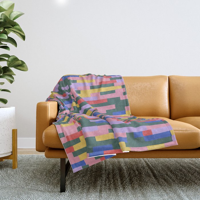 Bricks #3 Throw Blanket Gallery Image 1