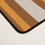 Midcentury Modern Confaab Abstract Pattern in Retro 70s Light Brown and Orange Desk Mat Gallery Image 4