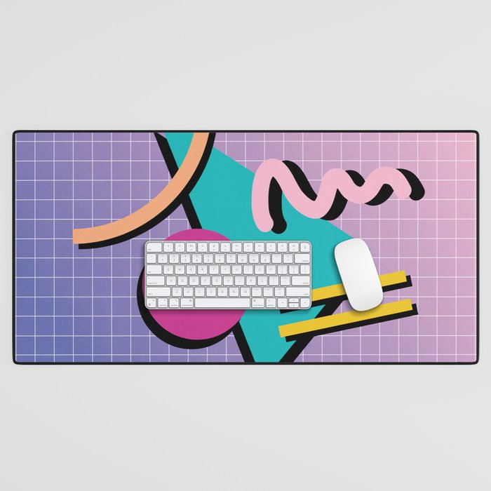 Memphis Pattern 10 - 90s - Retro Desk Mat Gallery Image 1