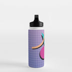 Memphis Pattern 10 - 90s - Retro Water Bottle Gallery Image 3