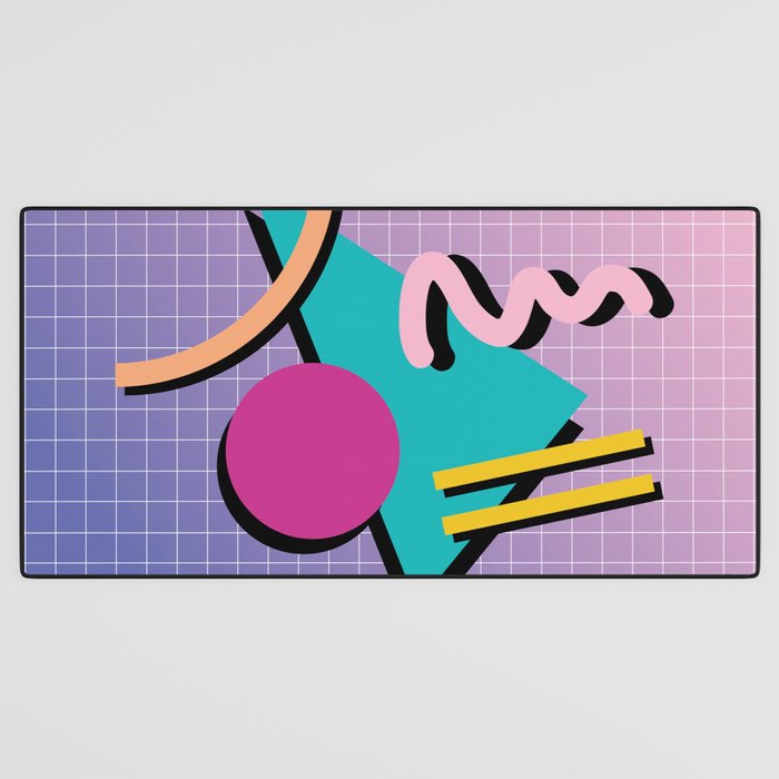 Memphis Pattern 10 - 90s - Retro Desk Mat Gallery Image 3