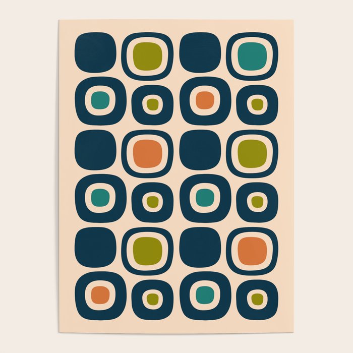 Mid Century Modern Scandinavian Abstract 322 Poster Gallery Image 4