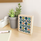 Mid Century Modern Scandinavian Abstract 322 Mini Art Print Gallery Image 2