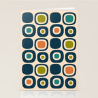 Mid Century Modern Scandinavian Abstract 322 Stationery Card Gallery Image 2