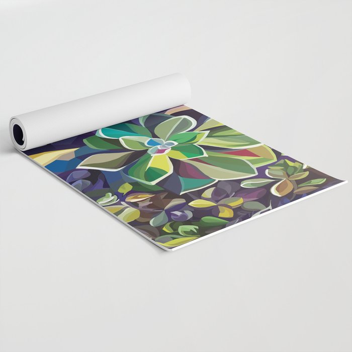 SUCCULENTS Yoga Mat Gallery Image 2
