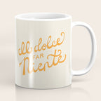 Il dolce far niente (The sweetness of doing nothing) - Orange Coffee Mug Gallery Image 1