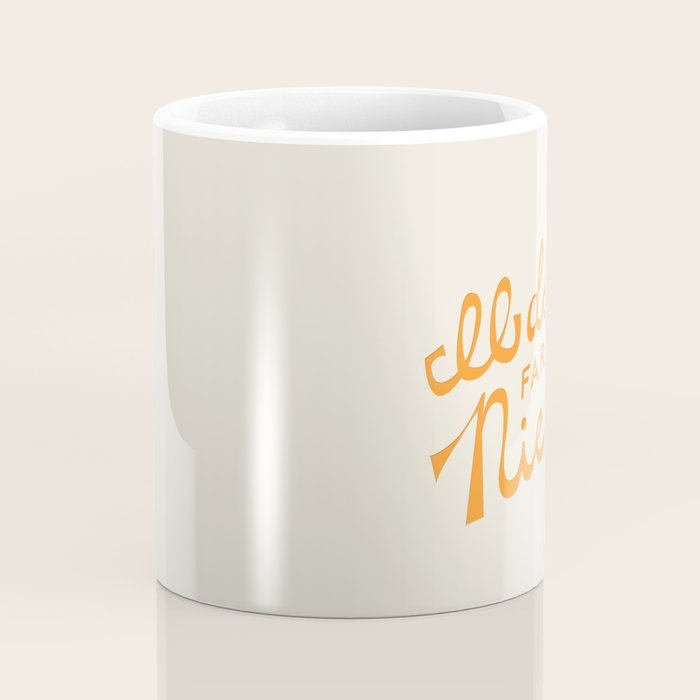 Il dolce far niente (The sweetness of doing nothing) - Orange Coffee Mug Gallery Image 4