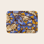 Decorative snakes and flowers Bath Mat Gallery Image 1