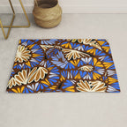Decorative snakes and flowers Rug Gallery Image 1